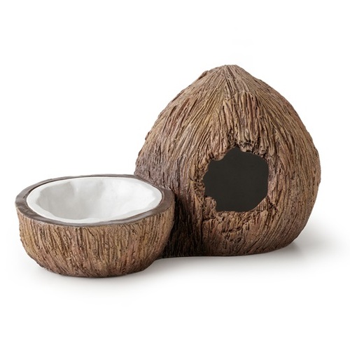 EXO-TERRA 코코넛은신처+물그릇